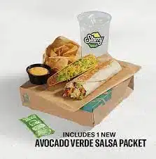 Taco Bell Cantina Chicken Burrito Meal